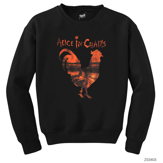 Alice In Chains Rooster Siyah Sweatshirt