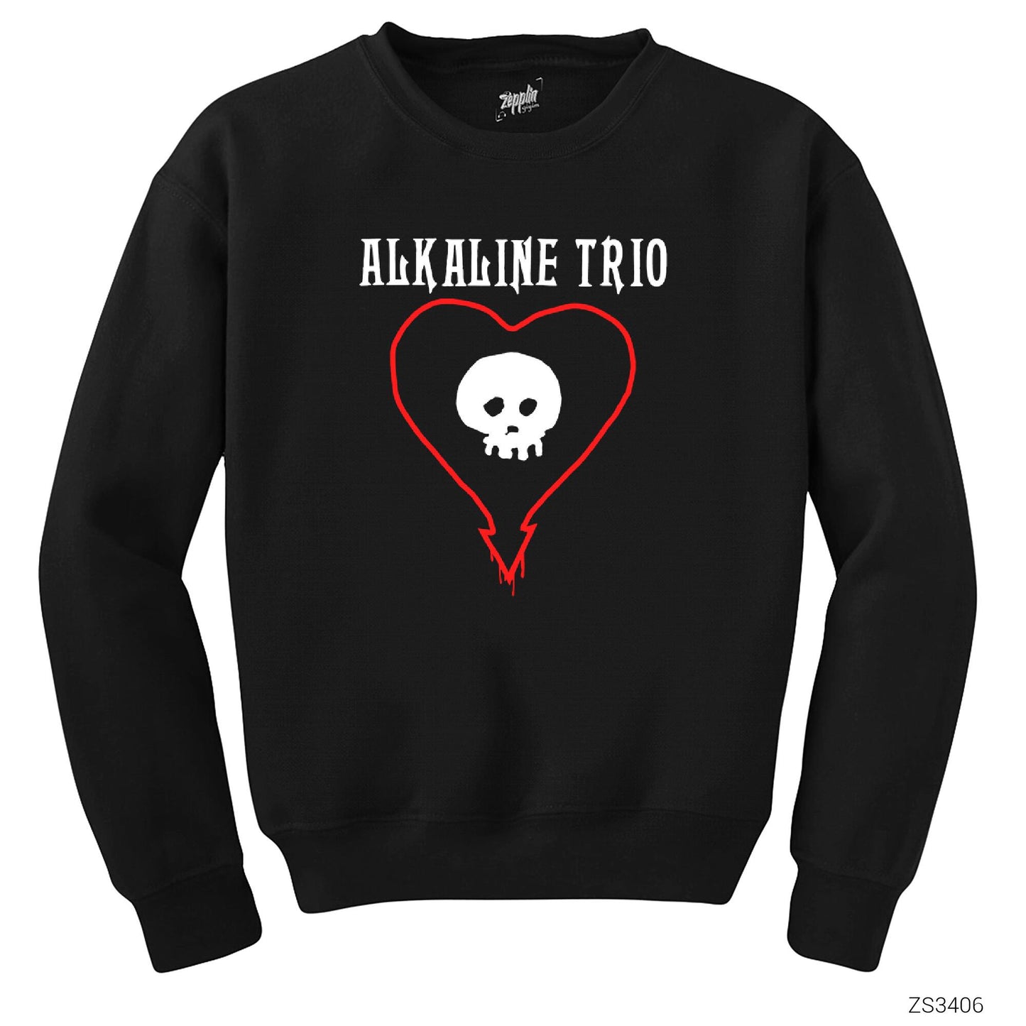 Alkaline Trio Hearth Siyah Sweatshirt