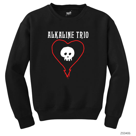 Alkaline Trio Hearth Siyah Sweatshirt