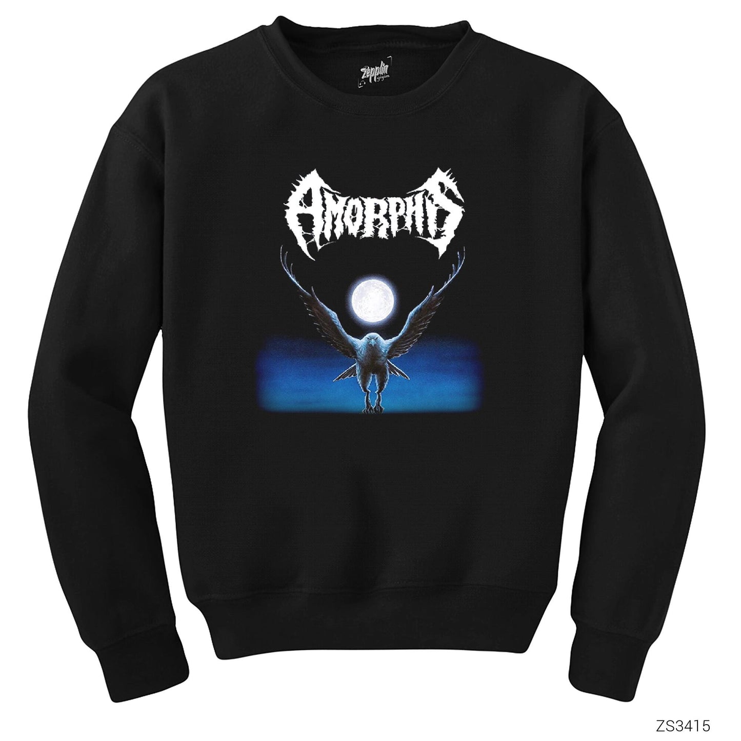 Amorphis Black Winter Siyah Sweatshirt