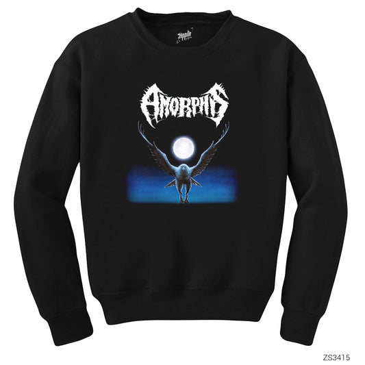 Amorphis Black Winter Siyah Sweatshirt