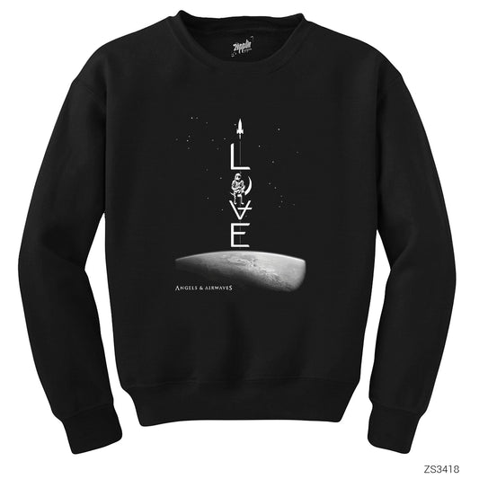 Angels and Airwaves Love Siyah Sweatshirt