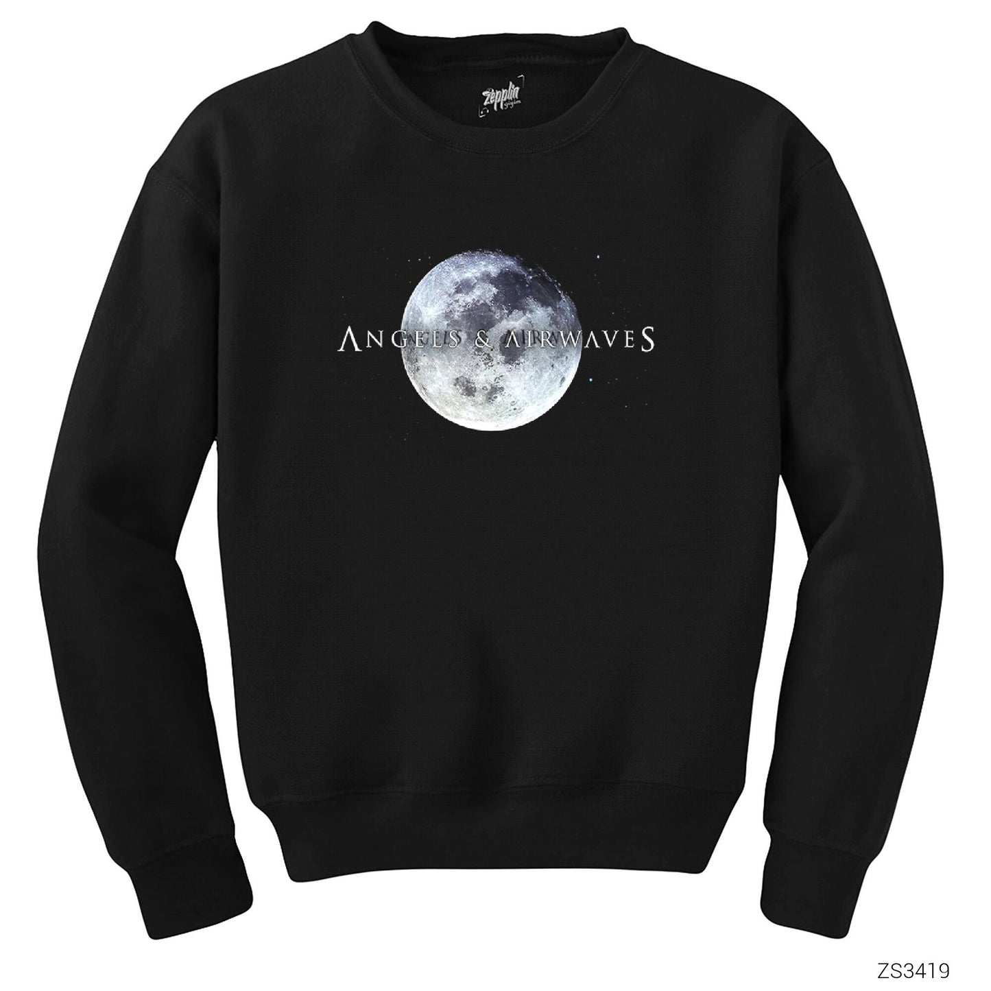 Angels and Airwaves Moon Siyah Sweatshirt
