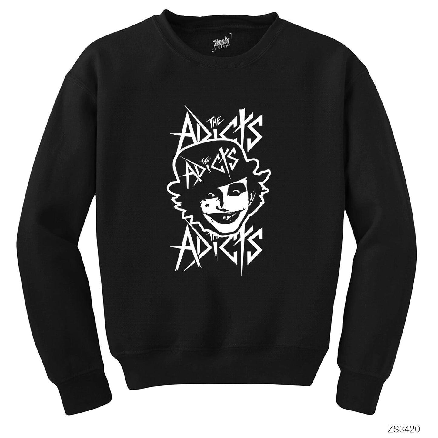 The Addicts Siyah Sweatshirt
