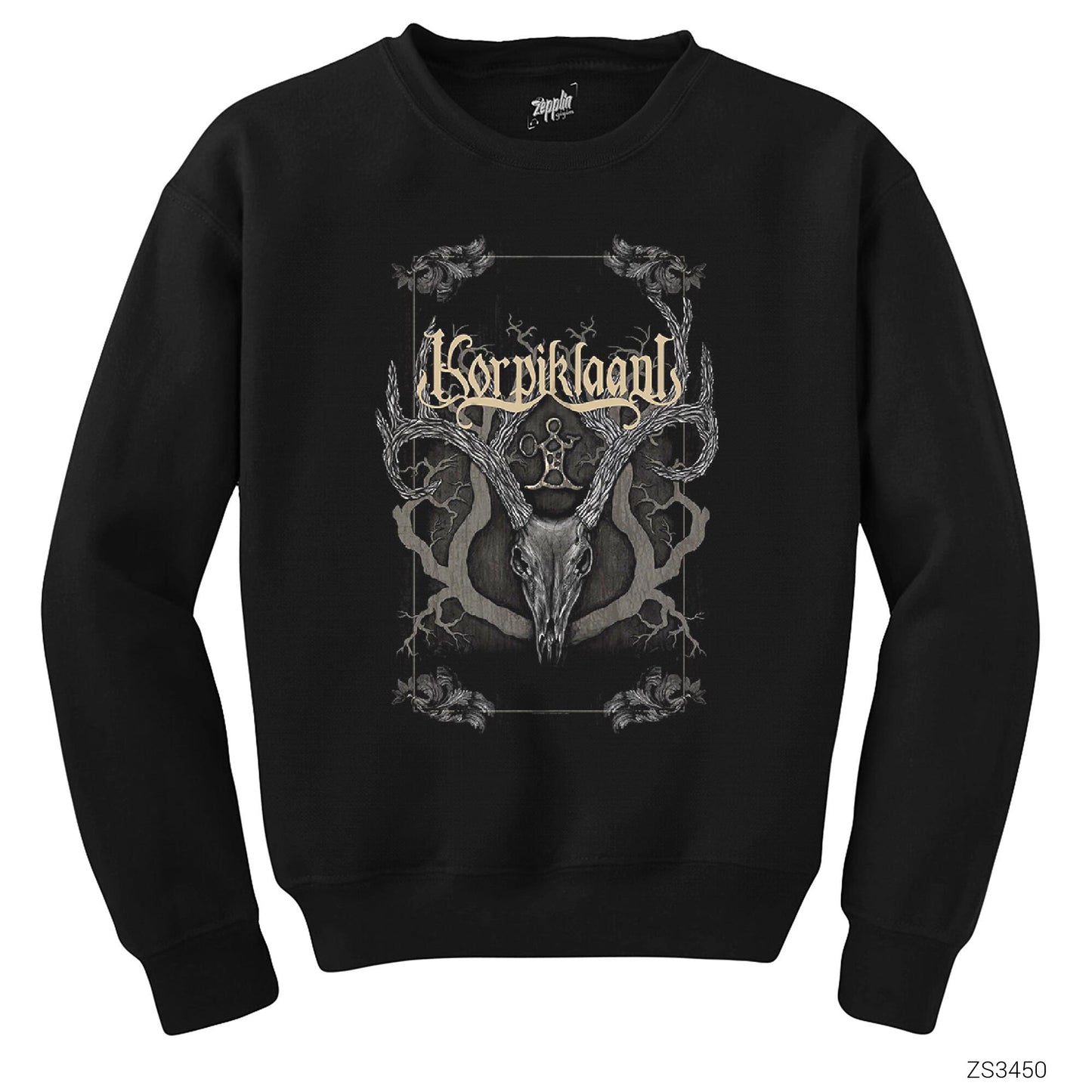 Korpikland Chaos Siyah Sweatshirt