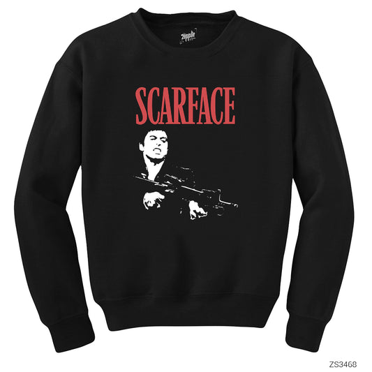 Scarface Siyah Sweatshirt