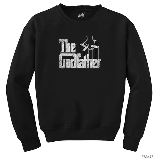 The Godfather Distorted Siyah Sweatshirt