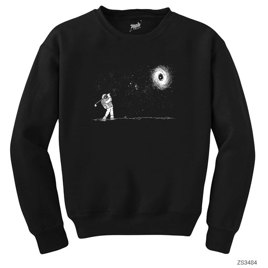 Black in Hole Siyah Sweatshirt