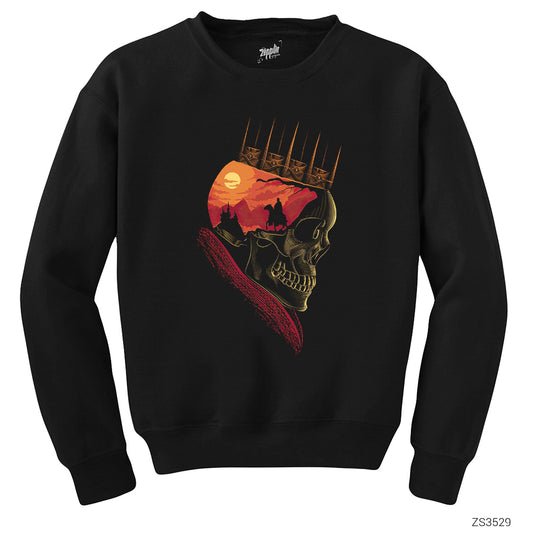 Kurukafa Kral Siyah Sweatshirt