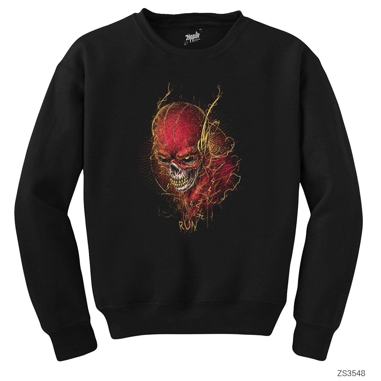 Flash Hunter Zolomon Siyah Sweatshirt