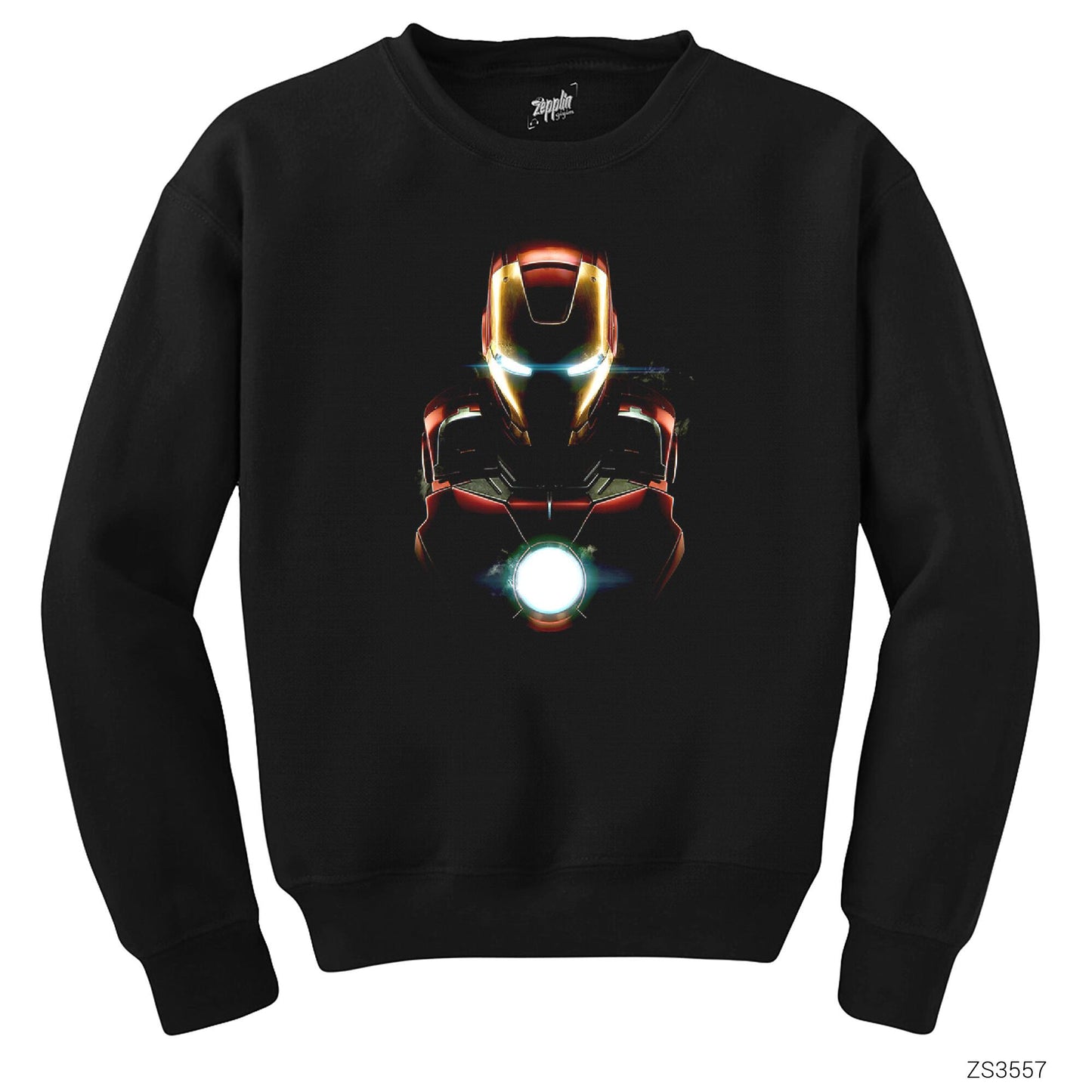 Iron Man Armor Siyah Sweatshirt