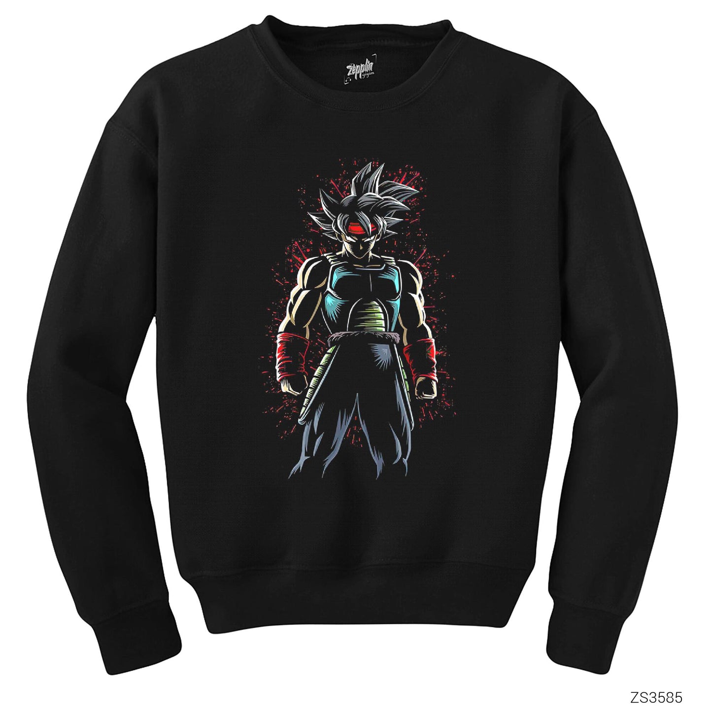 Dragon Ball Splash Siyah Sweatshirt