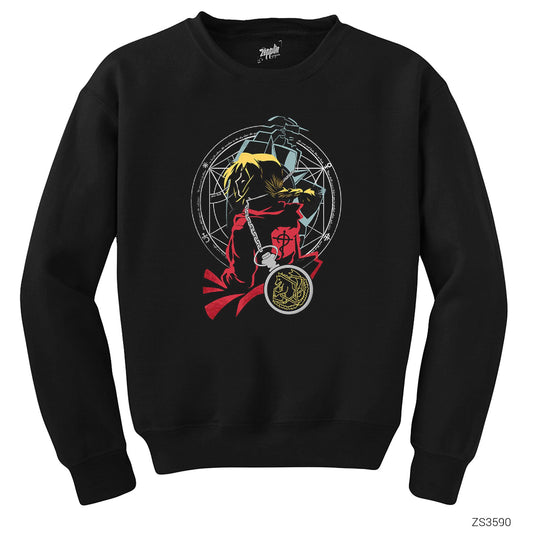 Fullmetal Alchemist Siyah Sweatshirt
