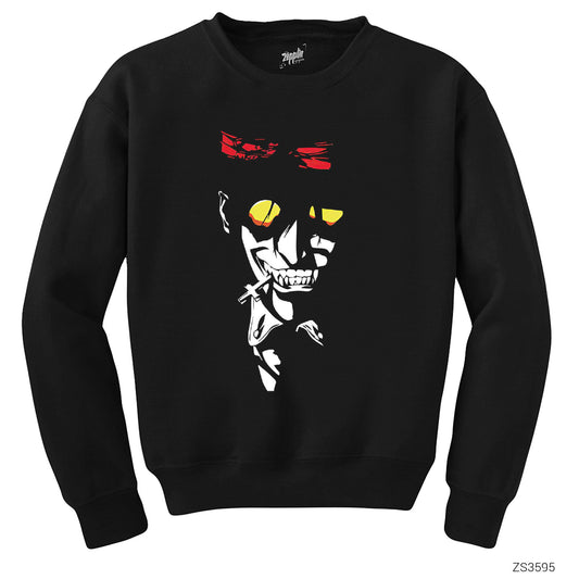 Hellsing Ultimate Cross Siyah Sweatshirt