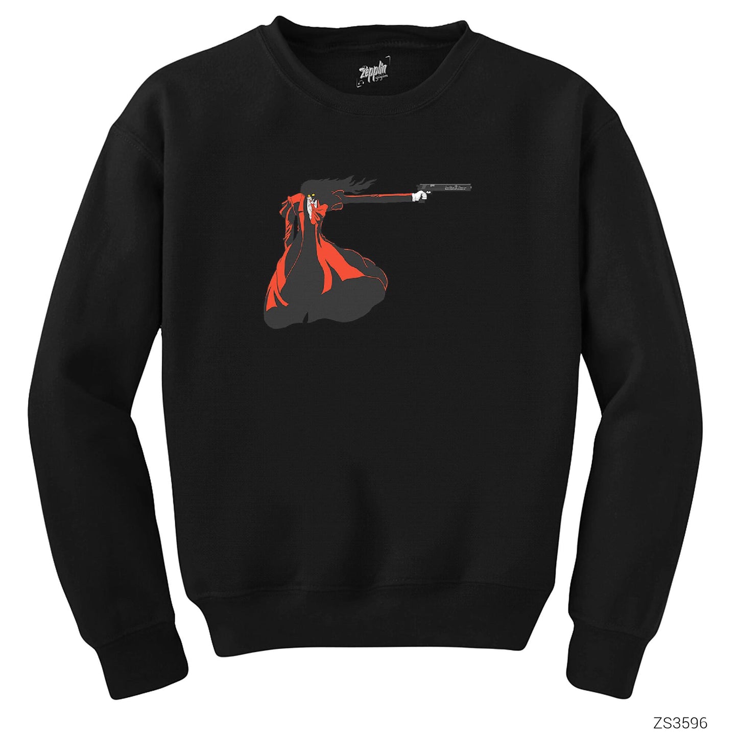 Hellsing Ultimate Gun Siyah Sweatshirt