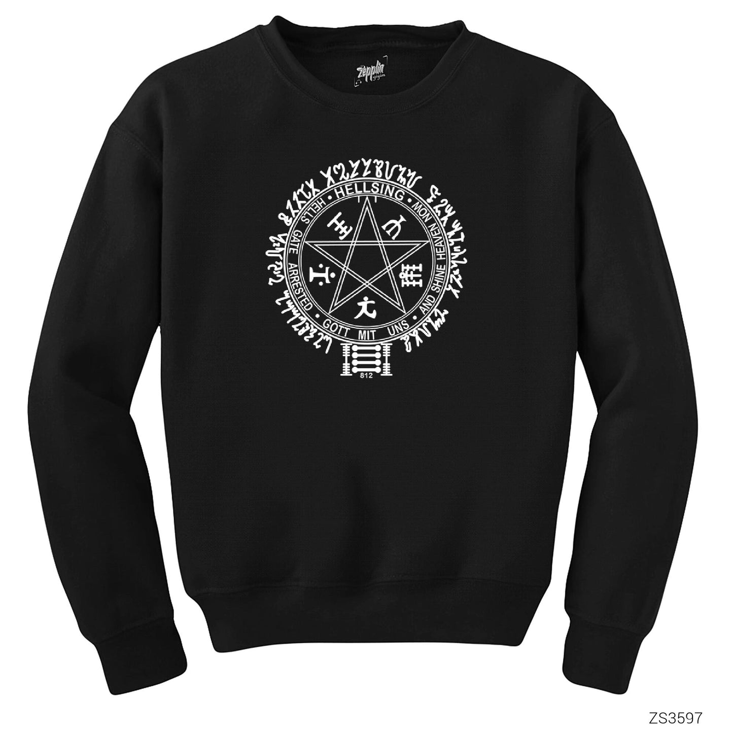 Hellsing Ultimate Symbol Siyah Sweatshirt