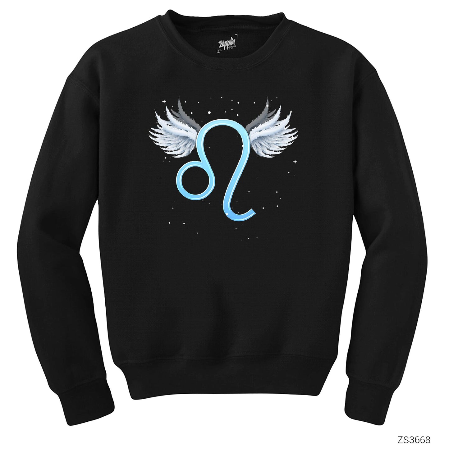 Aslan Burcu İkon Siyah Sweatshirt
