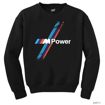 BMW M Power Tyres Siyah Sweatshirt