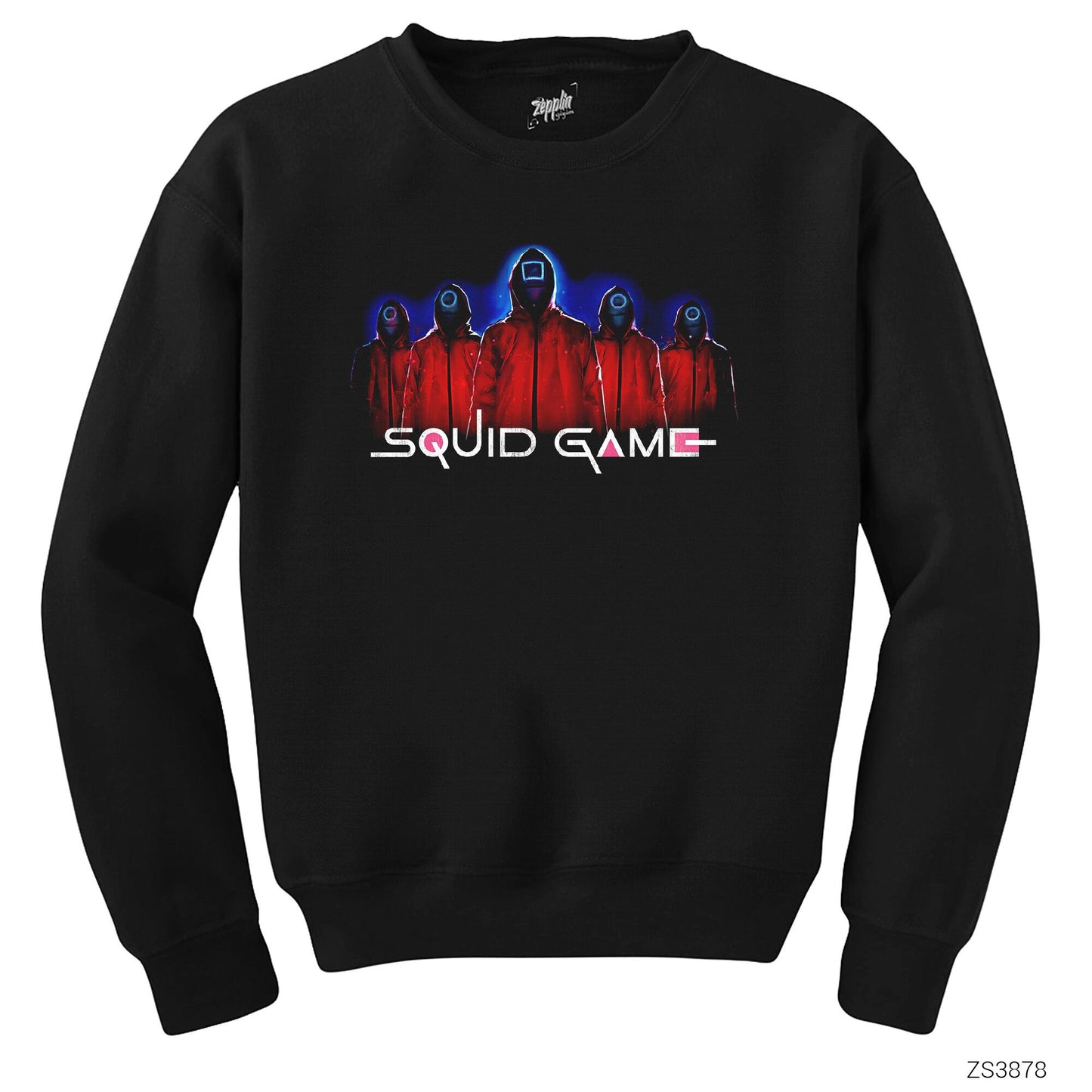 Squid Game Staff Team 2 Siyah Sweatshirt
