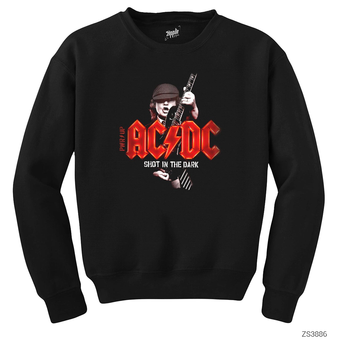 AC DC Shot In The Dark Siyah Sweatshirt