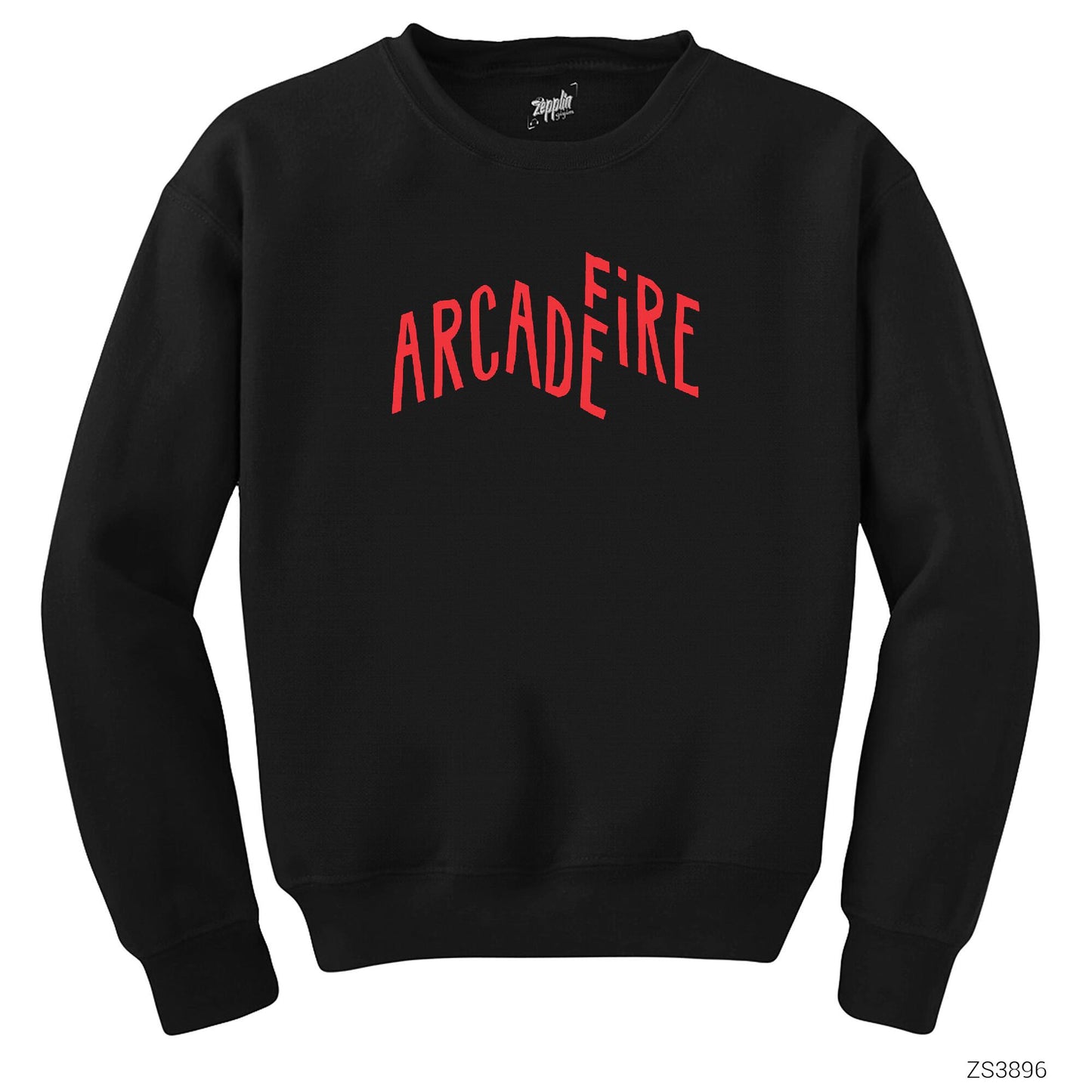 Arcade Fire Siyah Sweatshirt