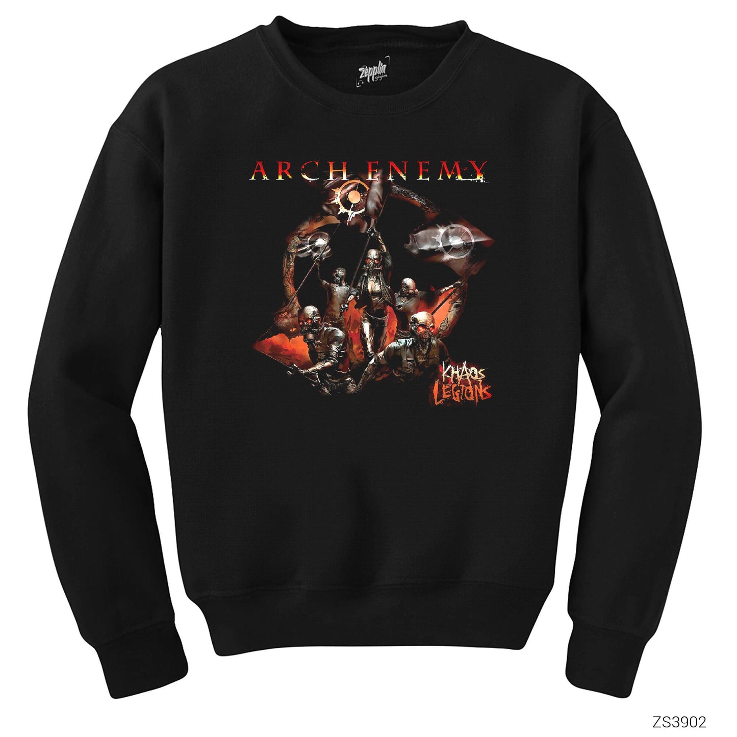 Arch Enemy Khaos Legions Siyah Sweatshirt