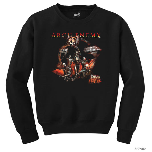 Arch Enemy Khaos Legions Siyah Sweatshirt