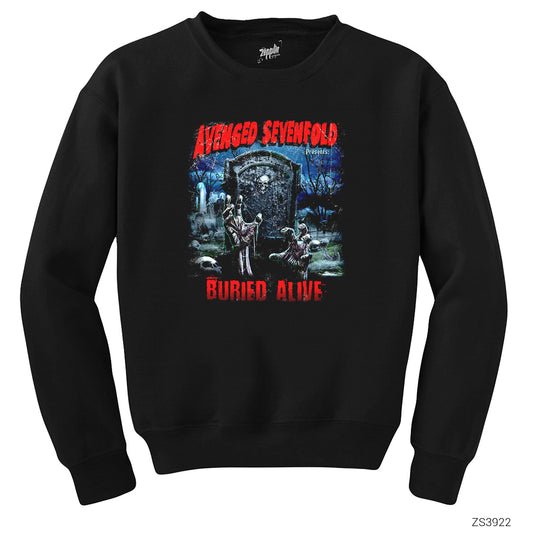Avenged Sevenfold Buried Alive Siyah Sweatshirt