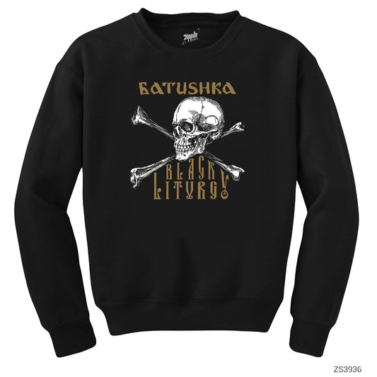 Batushka Black Liturgy Siyah Sweatshirt