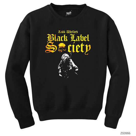 İndirimli Black Label Society Zakk Wylde Siyah Sweatshirt