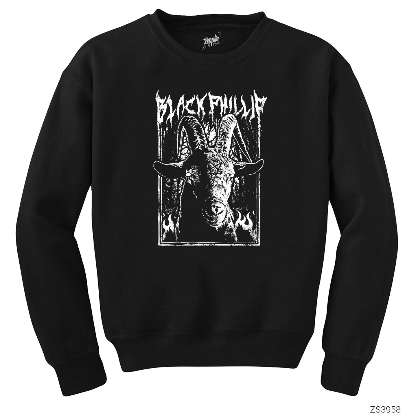 Black Metal Phillip Essential Siyah Sweatshirt