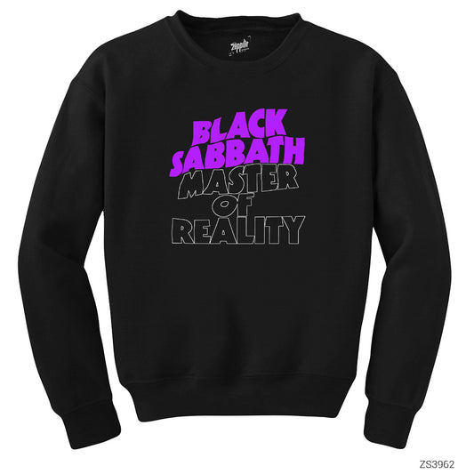 Black Sabbath Master of Reality Siyah Sweatshirt