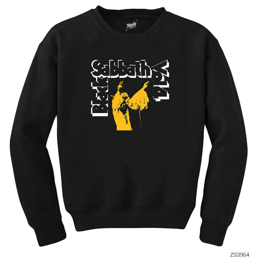 Black Sabbath Vol 4 Siyah Sweatshirt