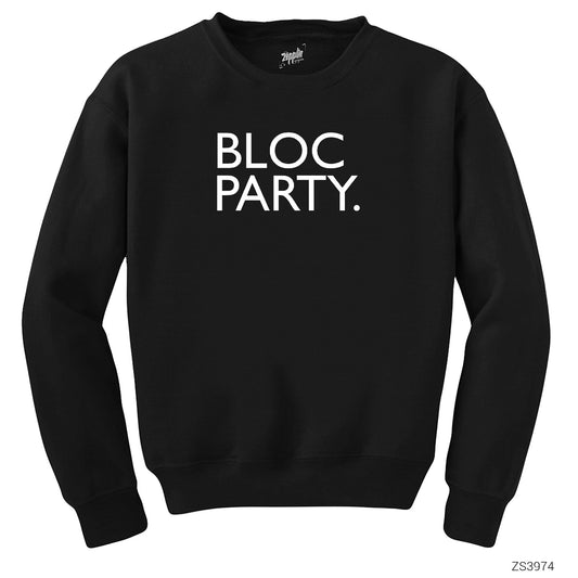 Bloc Party Siyah Sweatshirt