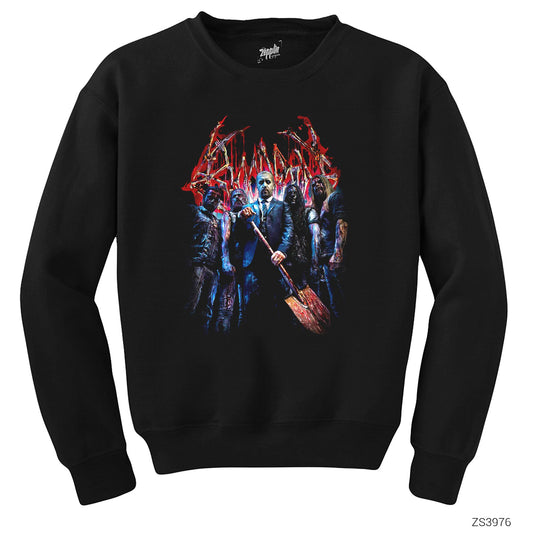 Bloodbath Group Siyah Sweatshirt