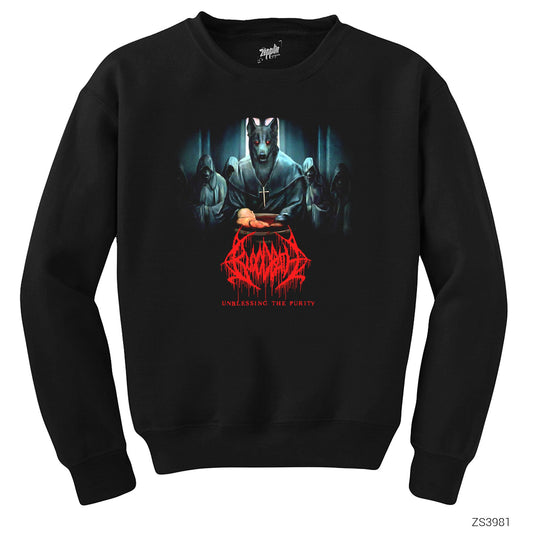 Bloodbath Unblessing The Purity Siyah Sweatshirt