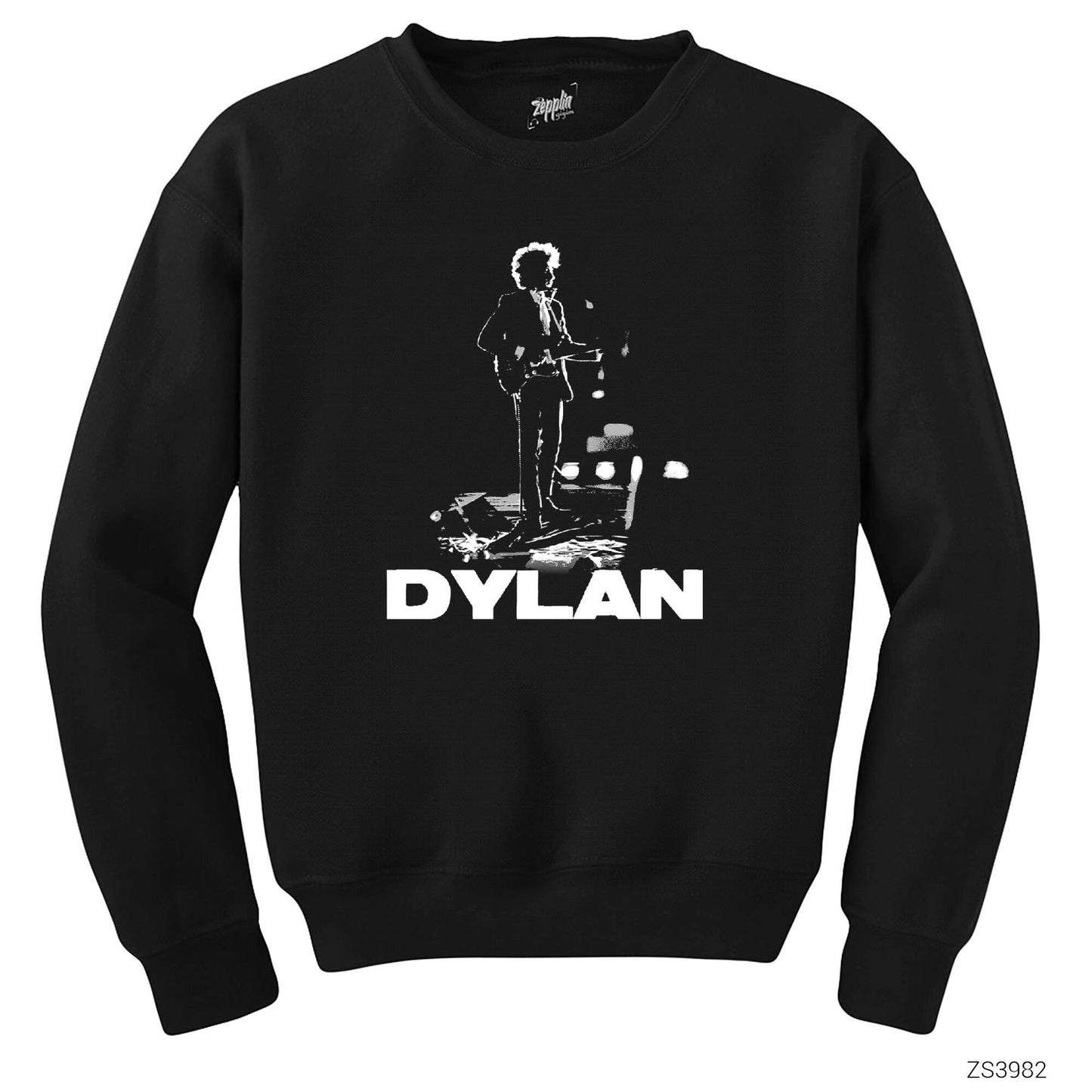Bob Dylan Concert Siyah Sweatshirt