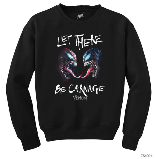 Venom 2 Let There be Carnage Kopya Siyah Sweatshirt