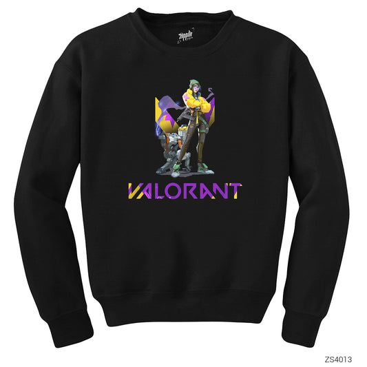 Valorant KillJoy Siyah Sweatshirt