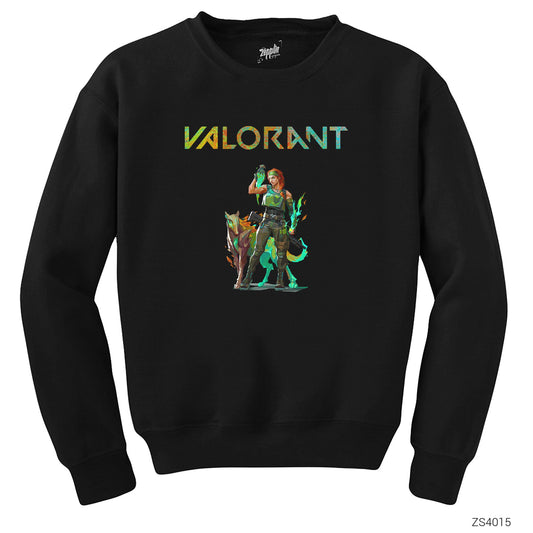 Valorant Skye Siyah Sweatshirt