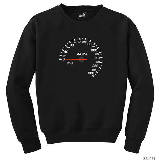 Audi Speedmeter Siyah Sweatshirt