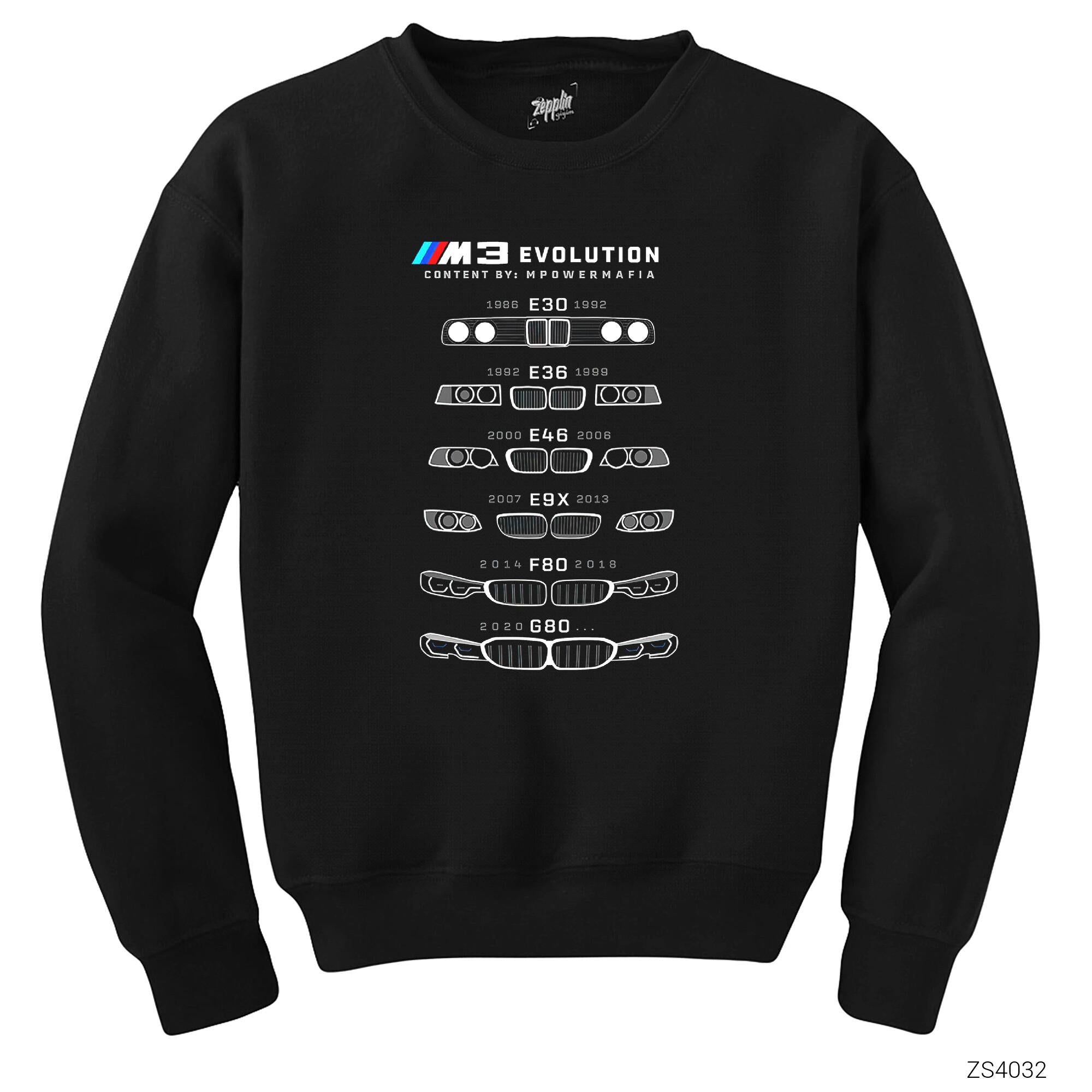 Bmw Evolution Siyah Sweatshirt