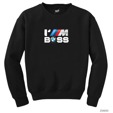 BMW IM BOSS Siyah Sweatshirt