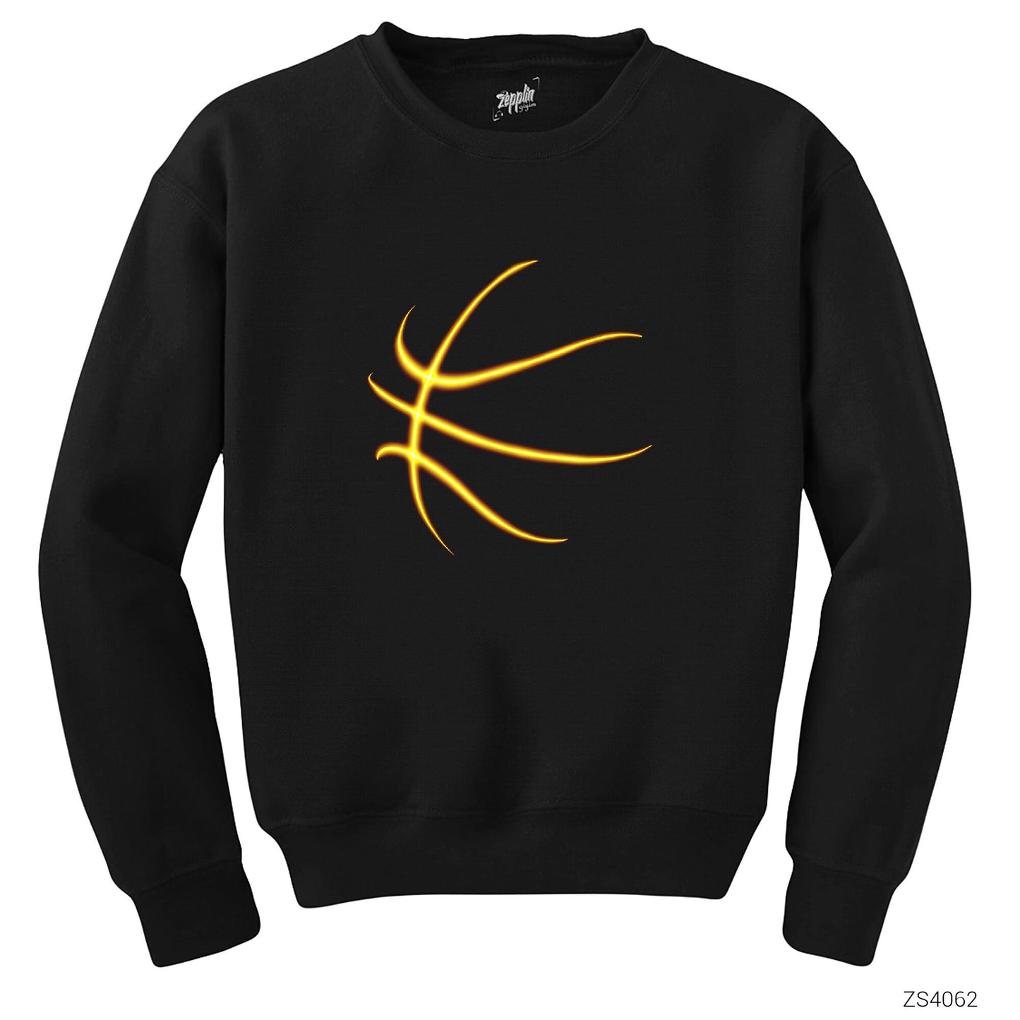 Basketbol Neon Siyah Sweatshirt