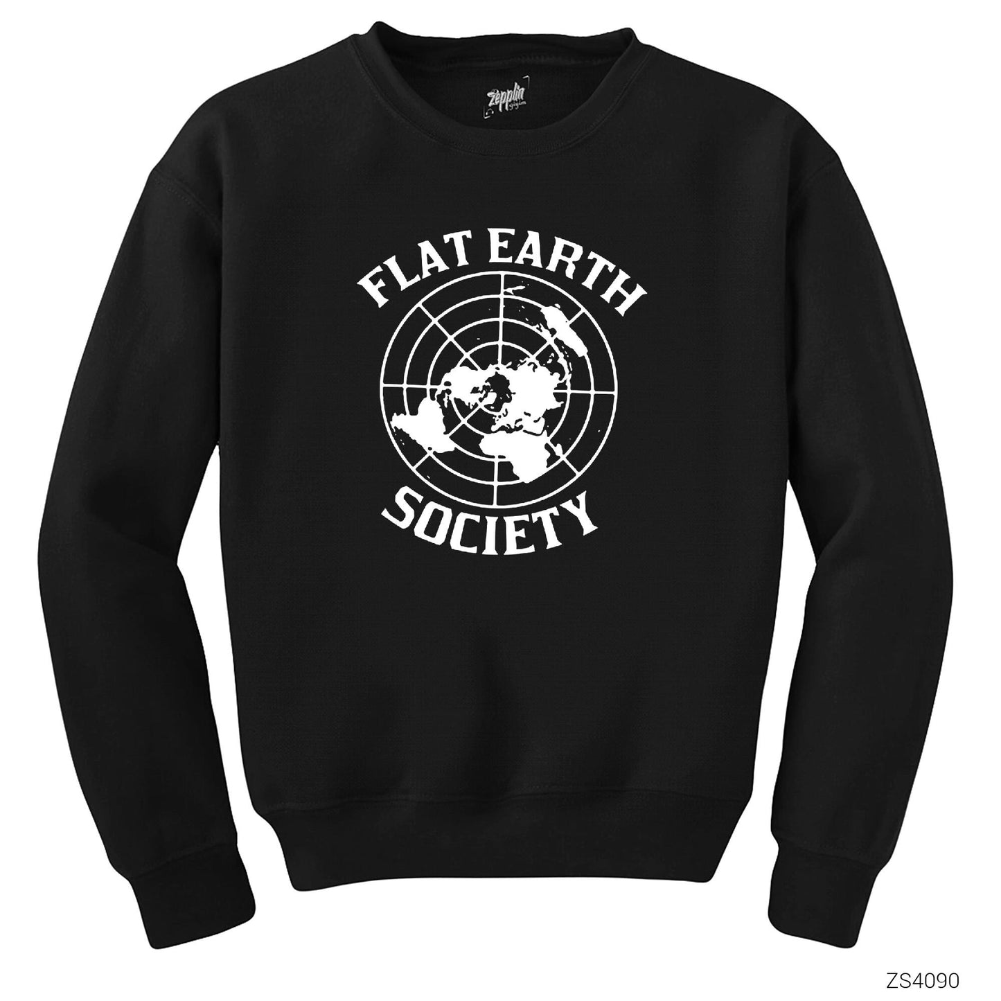 Flat Eart Socıety Siyah Sweatshirt