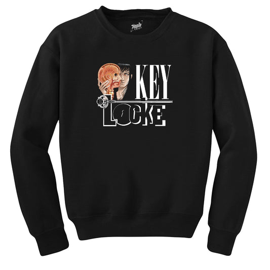 Locke Key Head Keys Siyah Sweatshirt