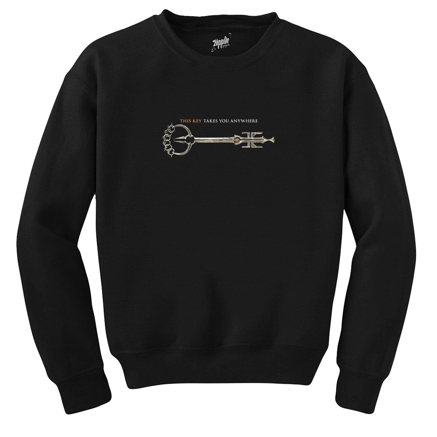 Locke Key This Key Anywhere Siyah Sweatshirt