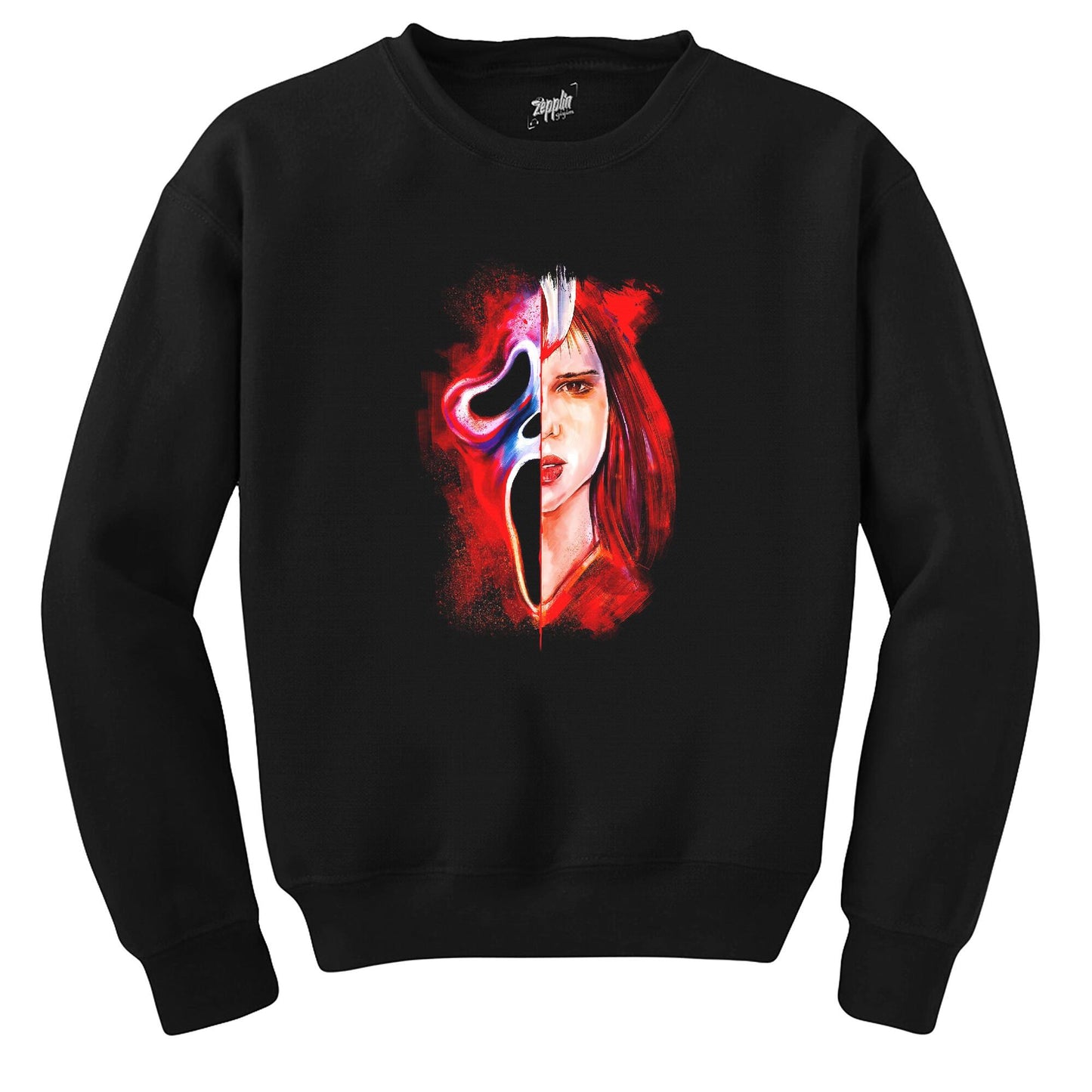 Scream Blood Siyah Sweatshirt