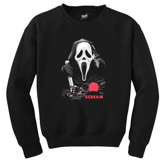 Scream Town Siyah Sweatshirt