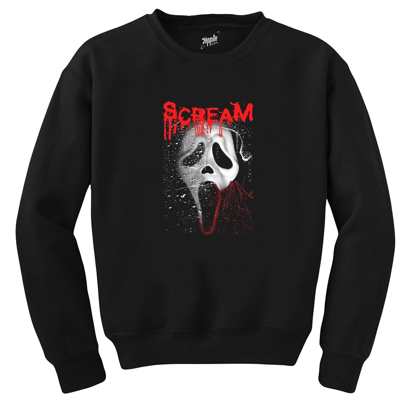 Scream Drop Siyah Sweatshirt